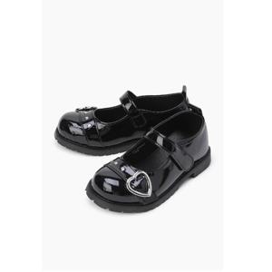 [베네통 키즈] 메리제인 하트 로퍼 QCSH06541_블랙