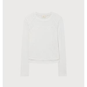 커버낫 여성 시어 레이어드 롱슬리브 B1 CO2502LT74 WH