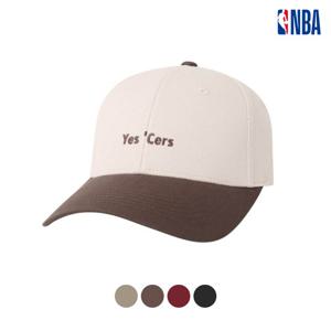 [엔비에이]NBA 선물추천 남녀공용 레터링 하드 볼캡 모자 N255AP461P