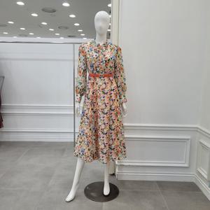 [미니멈]플라워 패턴 쉬폰 원피스(MYCAWO8150 OR)_IC