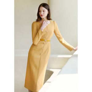 [미니멈]스퀘어넥 슬림 원피스 (MYCAWO7330 MU)_IC