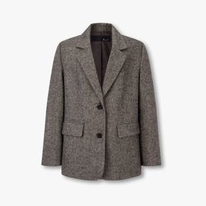 [지컷]헤링본 노치트 라펠 싱글 자켓 (7255310103)