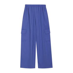 [모로엠]남성 캐주얼 카고 숏버전 와이드팬츠 5C-PTA-Q016-블루