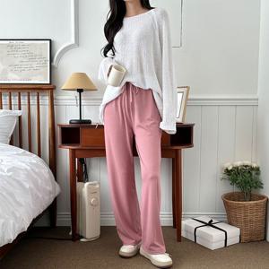 여성바지 세로라인 찰랑 와이드 팬츠 USD-240403