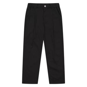 에꼴리에 남아 오픈 반밴딩 테이퍼드 원턱 슬랙스 팬츠 23C5203_BK