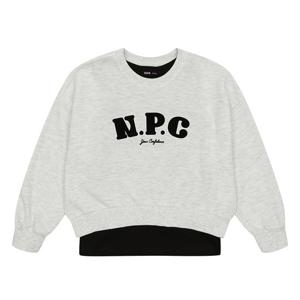 소이 남아 레이어드 빅로고 맨투맨 티셔츠 23F0457_GY