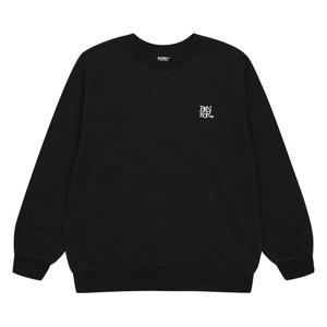 에꼴리에 남아 로고 포인트 맨투맨 티셔츠 23C0404_BK