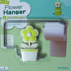 화장실 휴지걸이 욕실 두루마리 화장지걸이 플라워