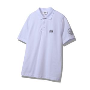 [지프]JP2TSU701 자가드 베이지 요고 피케 2024년 화이트 반팔