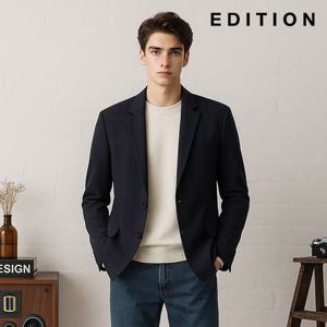 [에디션] 스트레치 다크네이비 테일러드 자켓 (NED3KG1652_DNV)