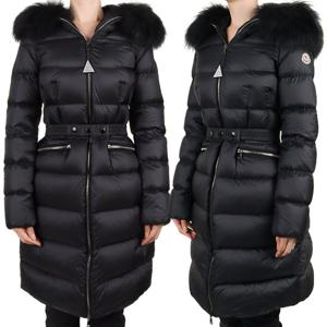 몽클레어 25FW 여성 보에딕 후드 시어링 다운 패딩 블랙 1C00015 595FE 999