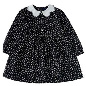 [블루독8-키즈] 블랙 모노플라워원피스 코듀로이 간절기 치마 여아 스커트 두돌선물 초등학생 25A3540050