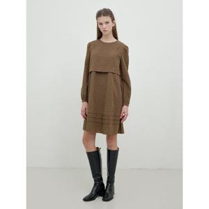 [올리브데올리브]뷔스티에 레이어드 체크 원피스  OE5AO833