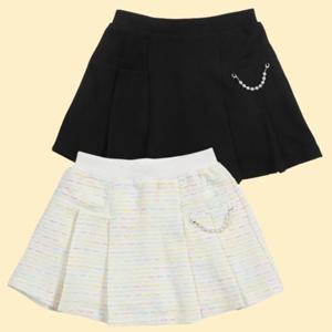 [로엠걸즈(아동)]트위드 키링 포켓 스커트치마RGWH2516P