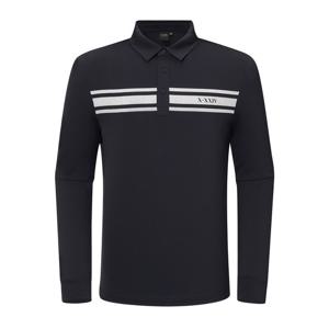 [JDX] 남성 보더 프린트 나일론 긴팔 티셔츠 X2TLW3442