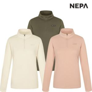 [네파] 여성 봄 가을 폴라텍 파워드라이 집업 티셔츠 7J65401