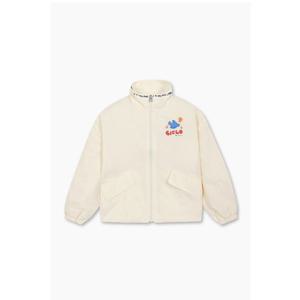 [베네통 키즈] 컬러스 유니 화섬 점퍼 QAJP01541CR_크림