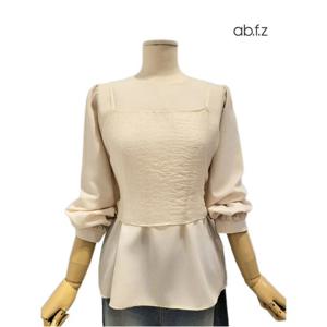 [에이비에프지]뷔스티에 레이어드 스타일 긴팔 블라우스 APZ4HB32J