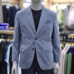 런던포그 세이브존04 스판 면혼방 워싱 블루자켓 LOFJS707