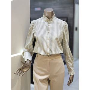 [미니멈]MARIO스트라이프 프릴 블라우스 MZAGWB1920