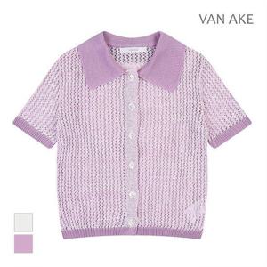 [반에이크]MARIO그물짜임 카라 니트가디건_VB38KCQ312Z