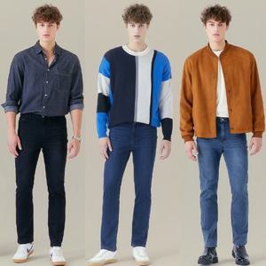 [뱅뱅][뱅뱅]22FW 남성 스트레치 밴딩 데님 3종_638060