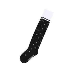 [와이드앵글]여성 CO 패턴 자가드 니하이 삭스 WWU23S09Z1