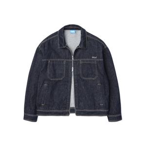 [유씨엘에이]남여공용 데님 집업 투포켓 트러커[UA3DJ87]