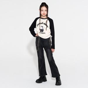 [더데이걸]부츠컷 밴딩 기모 데님청바지TGTJ24W01