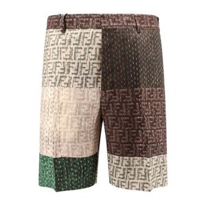펜디 패치워크 리넨 버뮤다 쇼츠 FB0821AU73 F1RFY