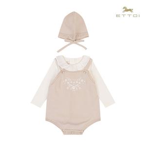 [에뜨와]마리니트자수바디수트SET 07S527982/임신,출산,축하선물,가을