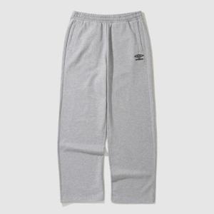 엄브로바지 TQT UP323CFP92-MGR 에센셜 루즈 스트레이트 팬츠 / H. GREY