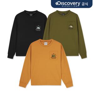 [디스커버리] 키즈 포켓 그래픽 긴팔티셔츠 5종 택1