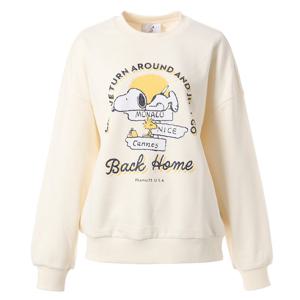 [클라이드]여성 스누피 그래픽 티셔츠 FPDTS971F