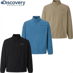 디스커버리  DMZT7A056 남성 그리드 플리스 반집업티셔츠 (DMZT7A056)