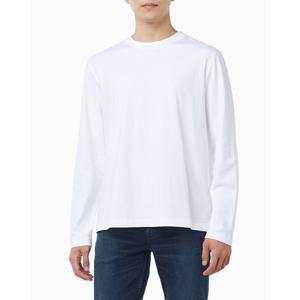 [캘빈클라인 진]남성 CK 릴렉스핏 모노그램 긴팔 티셔츠 화이트 4RD007G (4RD007G-YAF)
