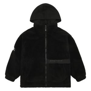 소이 남아 후드 탈부착 양털 점퍼 21W0105_BK