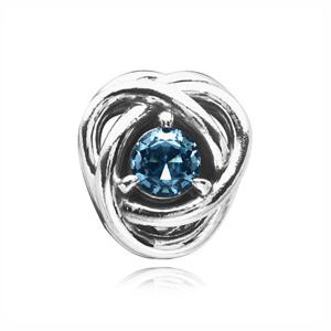 판도라 790065C09 씨 아쿠아 블루 이터니티 서클 참 (3월탄생석)