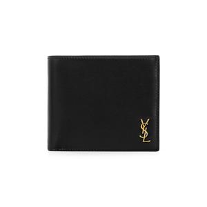 생로랑 607727 02G0W 1000 타이니 모노그램 금장 반지갑