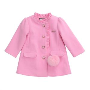 [프렌치캣(백)]PK 프릴모직 코트(Q25DAC070)