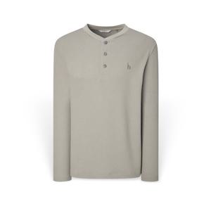 남성 솔리드 헨리넥 긴팔티셔츠 HZTS5F407K1