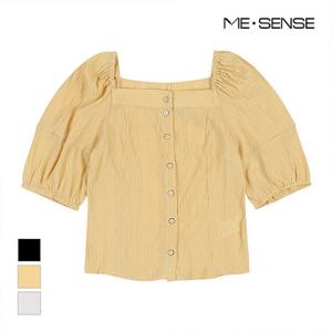 [미센스][미센스] 스퀘어넥 퍼프소매 블라우스_MB36BLMD03Z (P00