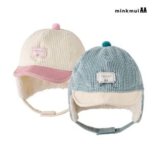 [밍크뮤]PK 코듀로이배색트루퍼햇 35C1480801 35C14-808-01 35C1480802 출산백일