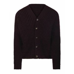 [ROBERTO COLLINA] 라프리마 남성 가디건 리브 니트 브이넥 M42110M4236 Dark 레드 /8