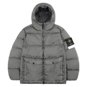 스톤아일랜드 4100011 S0A23 V006B 와펜 패치 크링클 렙스 후드