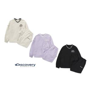 디스커버리키즈 DKAZ21054 키즈 우븐 그래픽 맨투맨 세트