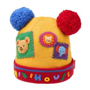 [미키하우스10] 11P409202 MH 베어와 동물친구 털귀돌이 모자 겨울모자