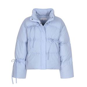 [올리브데올리브]리본 덕 다운 숏 패딩 점퍼 OP4WMA13