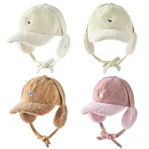 [블루독8-키즈]택1 크림 2WAY모자 골덴 야구모자 볼캡 귀달이 방한 이어머프 두돌선물 초등학생 25C1980801