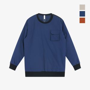 [GS]클라우스 남성 사이드오픈 방풍 패딩 라운드 골프 티셔츠 FH24WM2402_BL